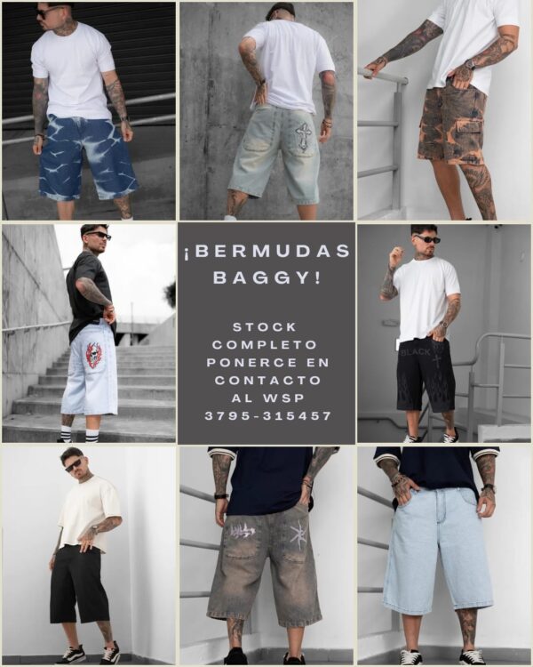 BERMUDAS BAGGY