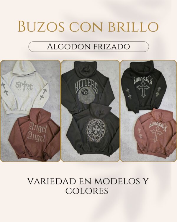 BUZOS CON BRILLO