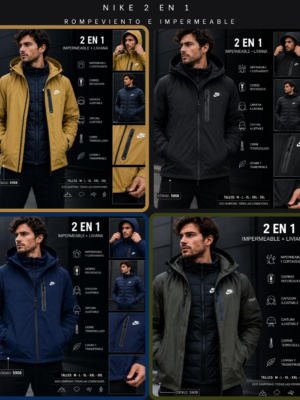 NIKE 2 EN 1 ROMPEVIENTO E IMPERMEABLE